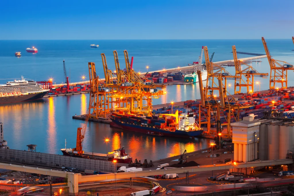 International cargo port and general trading logistics